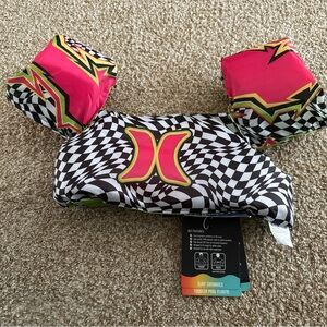 Hurley Kids Swim Float with Pink and Black Design